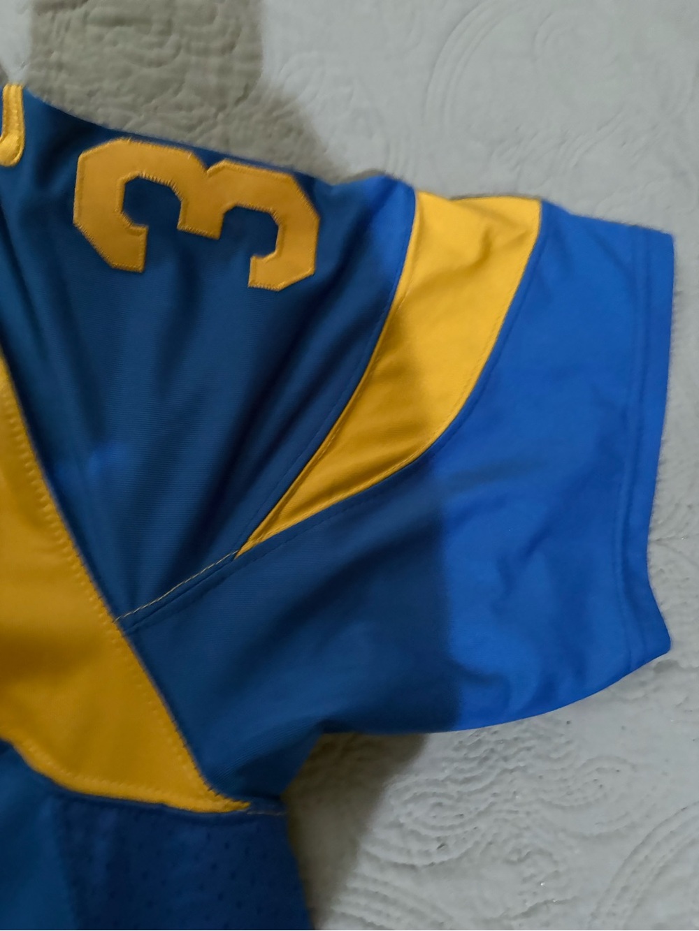Todd Gurley Blue #30 Rams stitched jersey - Picture 8 of 10